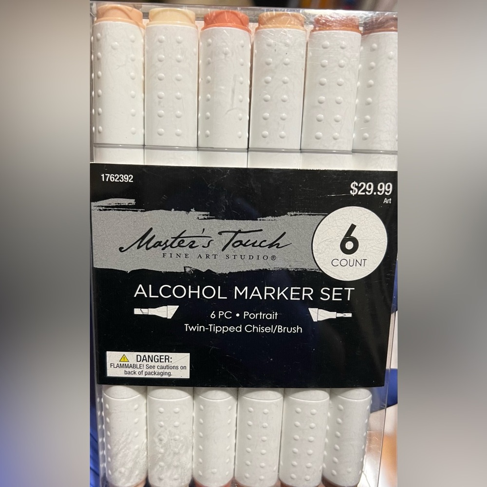 Alcohol Markers Set of 6 Neutral Tone New in Package